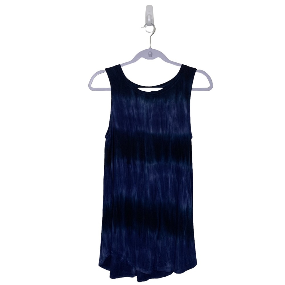 NWOT Luxe Old Navy Blue Tie-Dye Sleeveless Top size small - Picture 4 of 5